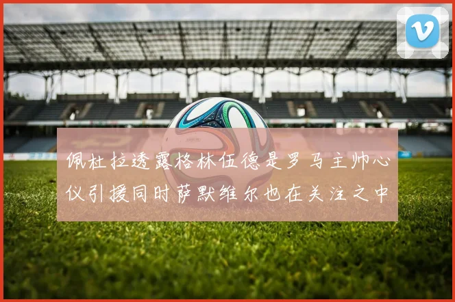 佩杜拉透露格林伍德是罗马主帅心仪引援同时萨默维尔也在关注之中